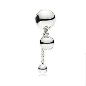 925 Dangling Chain and Ball Charm